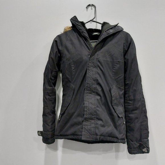 Aritzia TNA Black Vail Parka Size XS - Picture 1 of 8